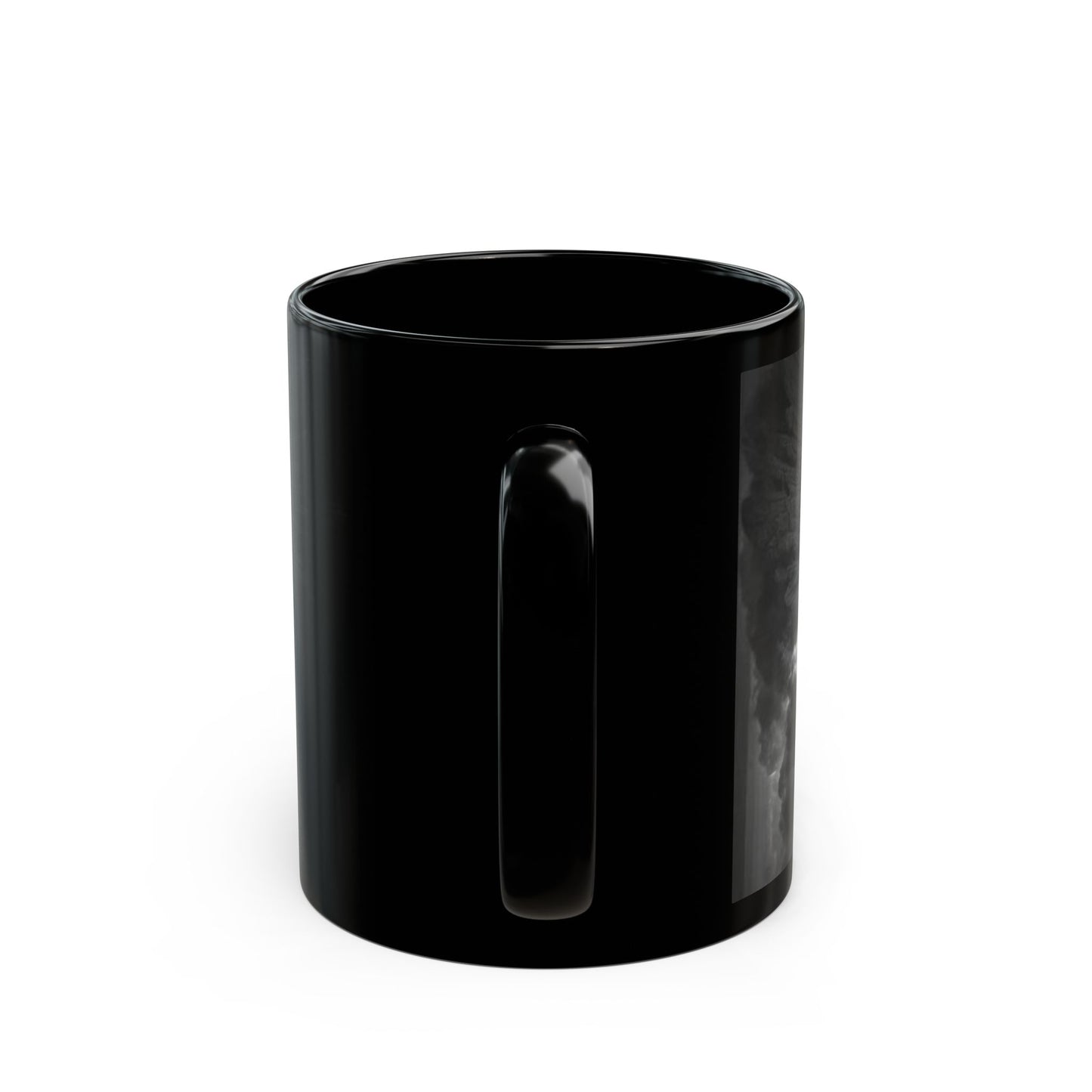 Copy of Angel Figures Black Mug | Moody Gothic Angel Artwork Ceramic Coffee Mug