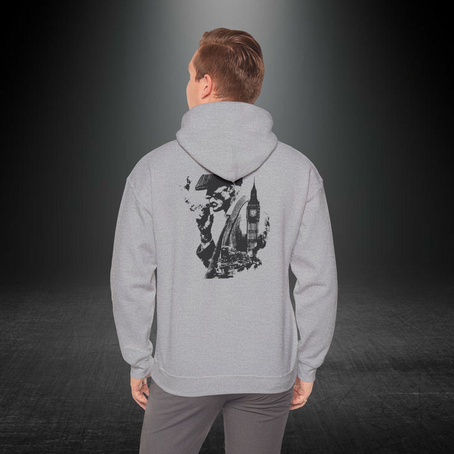 Thomas Shelby Vintage Baskılı Erkek Kapüşonlu Sweatshirt