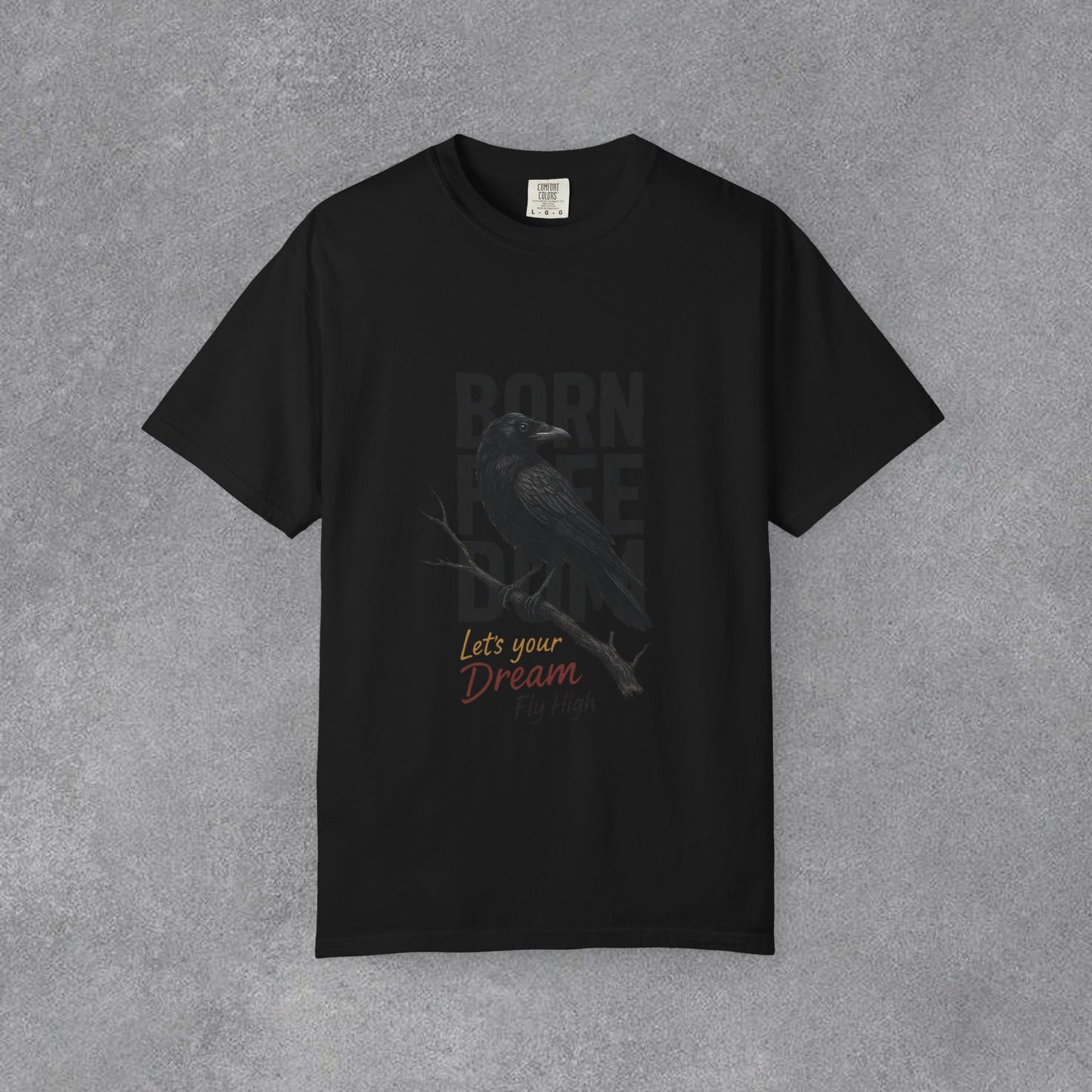 Copy of Born to Be Free Raven silhouette tee | Born to Be Free T-Shirt