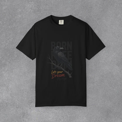 Copy of Born to Be Free Raven silhouette tee | Born to Be Free T-Shirt