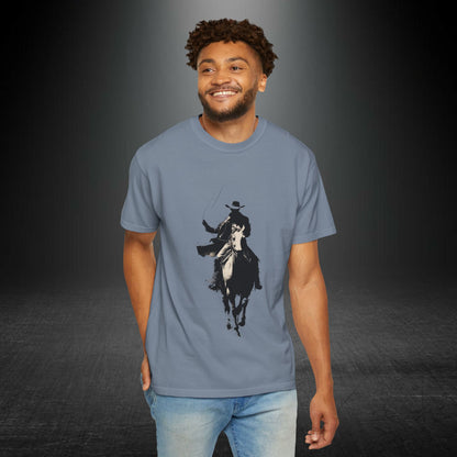 Copy of Vintage Cowboy Silhouette T-shirt | , Western Roseo Tee , Cowboy Graphic tshirt , Horse Lover Gift , Country Western unisex Tee