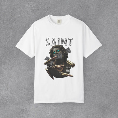 Copy of Skull Graphic T-Shirt | Gothic Tattoo Streetwear Tee | Vintage Washed Cotton Shirt | Shark Back Print | Unisex Graphic Tee
