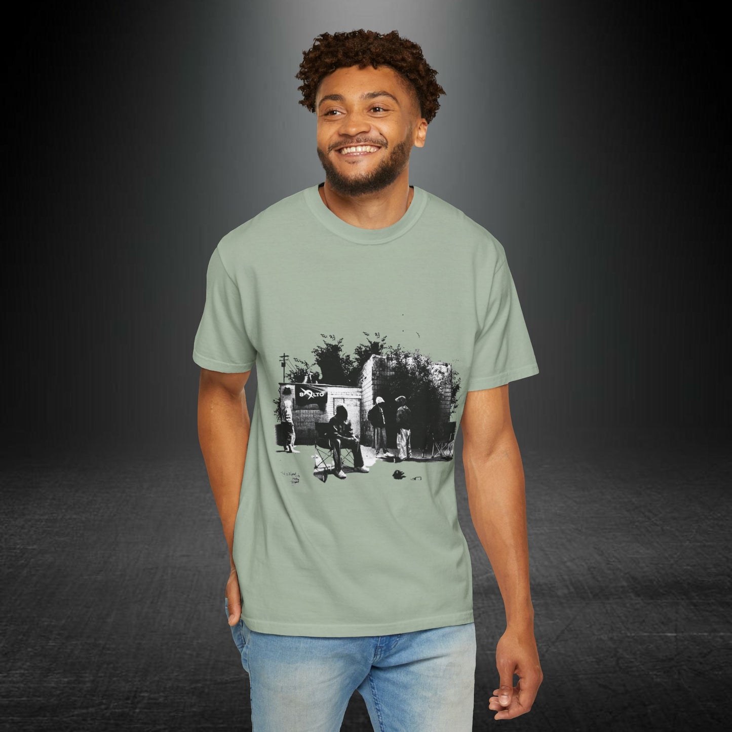 Copy of Praying Hands Graphic T-shirt | Graffiti Street Scene Tee