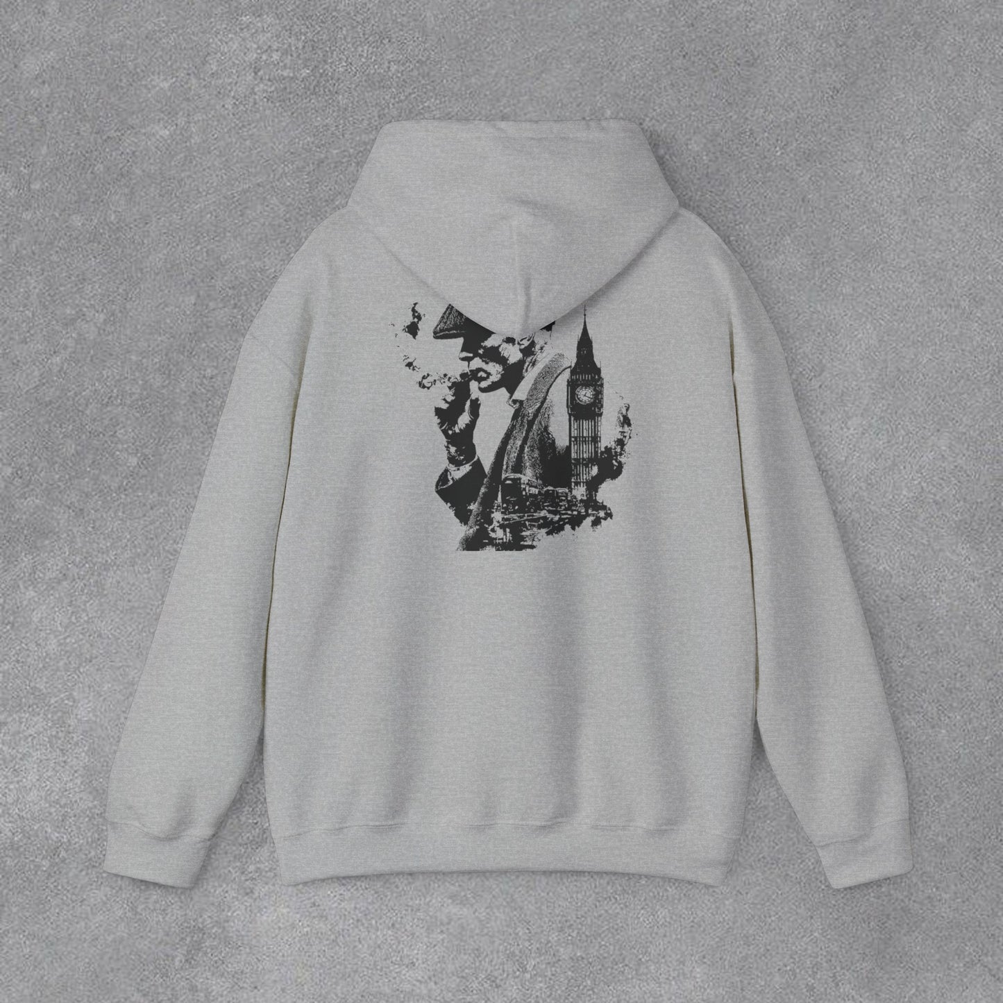 Thomas Shelby Vintage Baskılı Erkek Kapüşonlu Sweatshirt