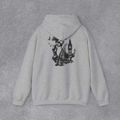 Thomas Shelby Vintage Baskılı Erkek Kapüşonlu Sweatshirt