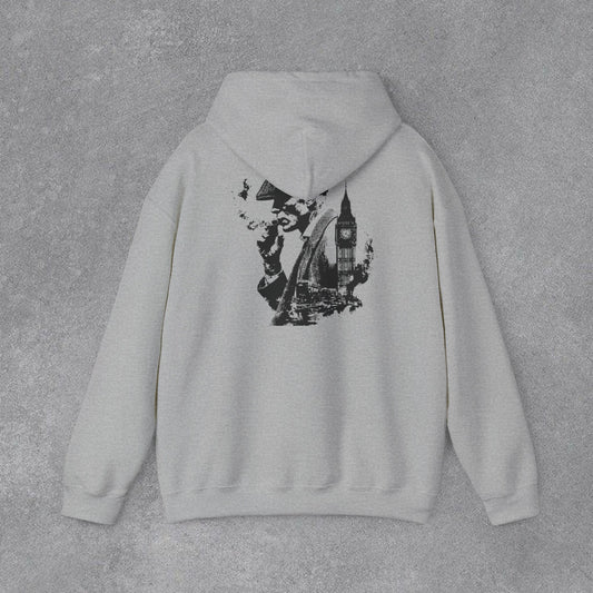 Thomas Shelby Vintage Baskılı Erkek Kapüşonlu Sweatshirt