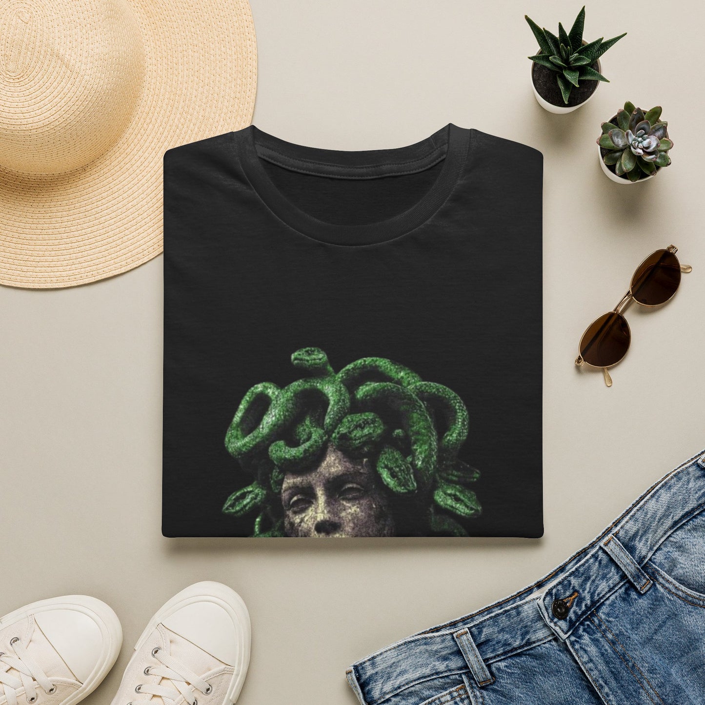 Copy of Medusa Head T-Shirt | Snake Hair Mythology Graphic Tee