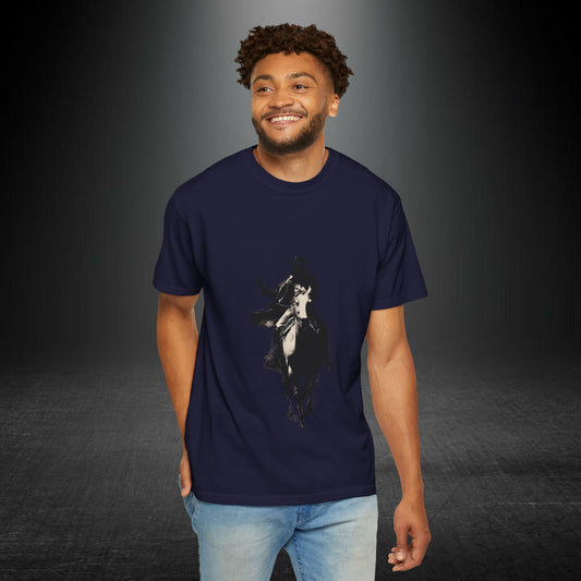 Copy of Vintage Cowboy Silhouette T-shirt | , Western Roseo Tee , Cowboy Graphic tshirt , Horse Lover Gift , Country Western unisex Tee