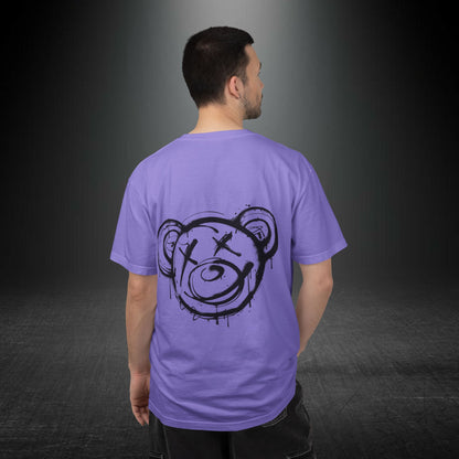 Copy of Head Up Hand Sign T-Shirt | Graffiti Bear Back Print, Streetwear Tee