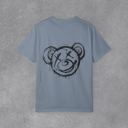 Copy of Head Up Hand Sign T-Shirt | Graffiti Bear Back Print, Streetwear Tee