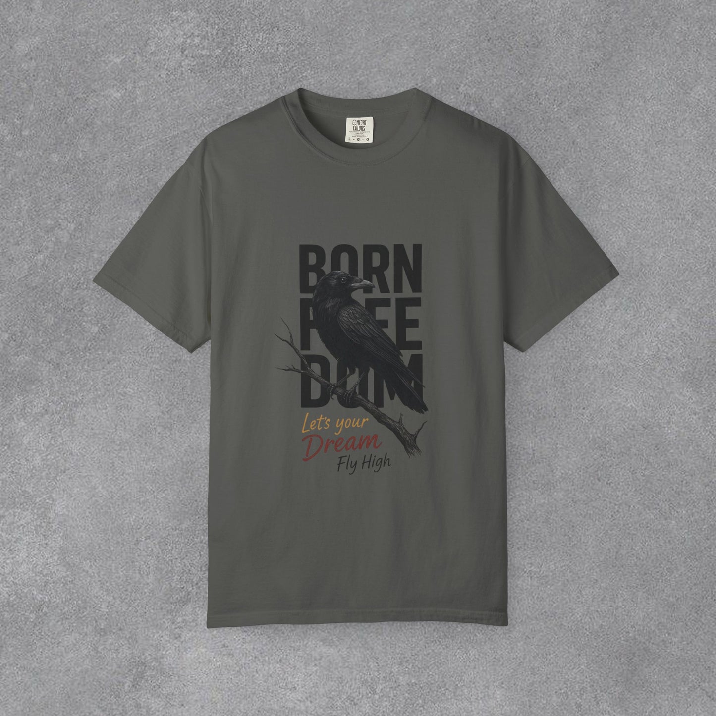 Copy of Born to Be Free Raven silhouette tee | Born to Be Free T-Shirt