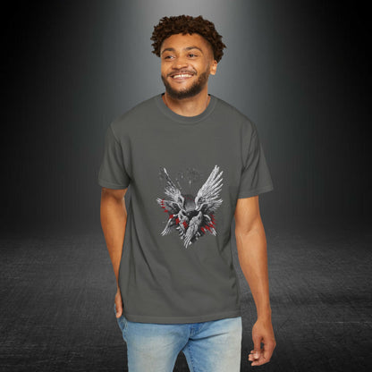 Copy of Copy of Skull with Wings T-Shirt | Gothic Skull Angel Graphic