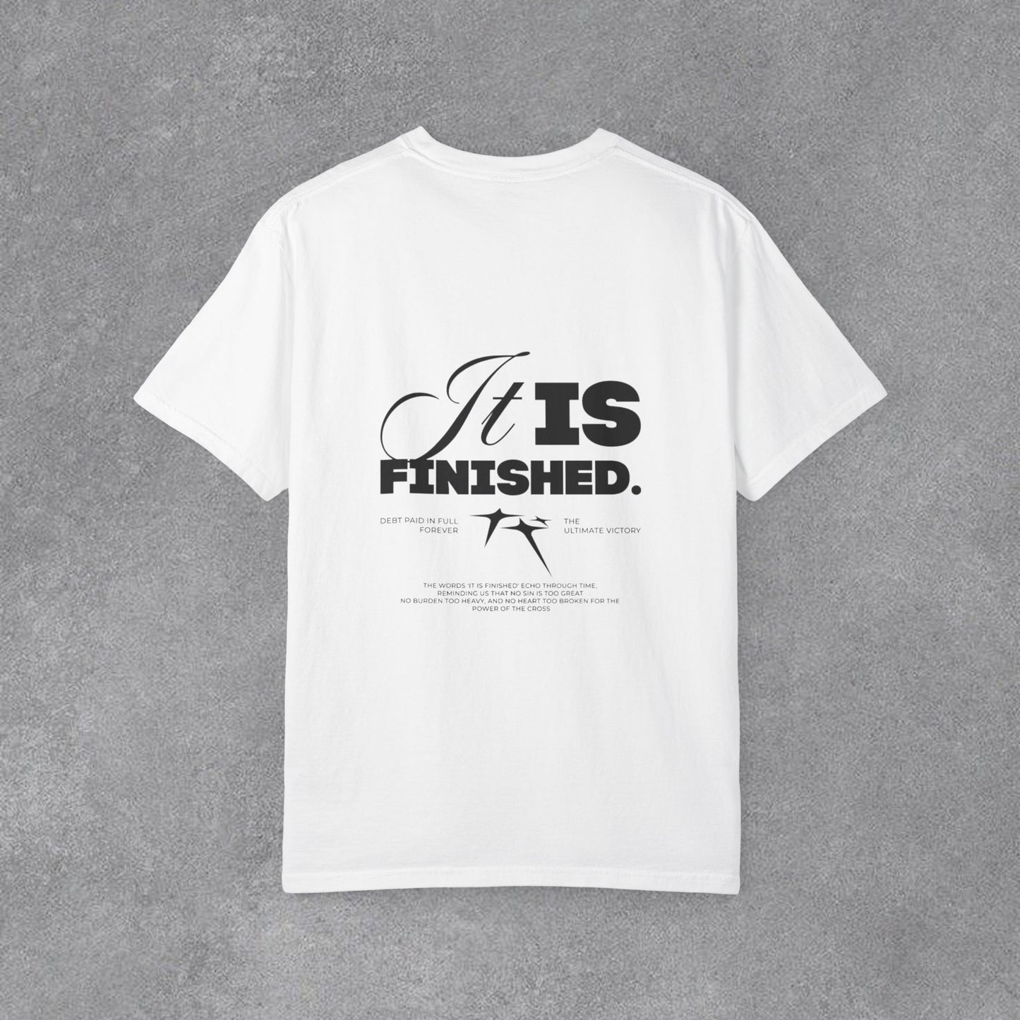Copy of Roaring Panthers Graphic T-Shirt | It Is Finished Back Print