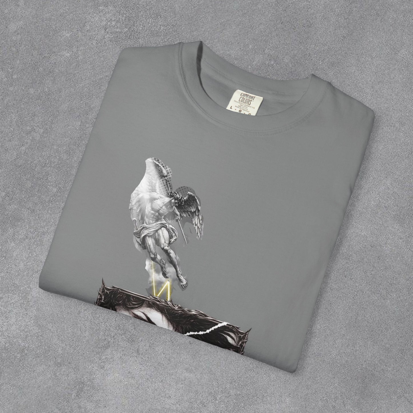 Copy of Angel Wings and Eyes T-Shirt | Graphic Tee with Angel Sketches