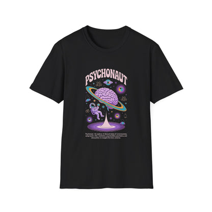 Copy of Psychonaut Brain Planet T-Shirt | Psychedelic Space Graphic Tee | Cosmic Astronaut Retro Vintage Unisex Shirt