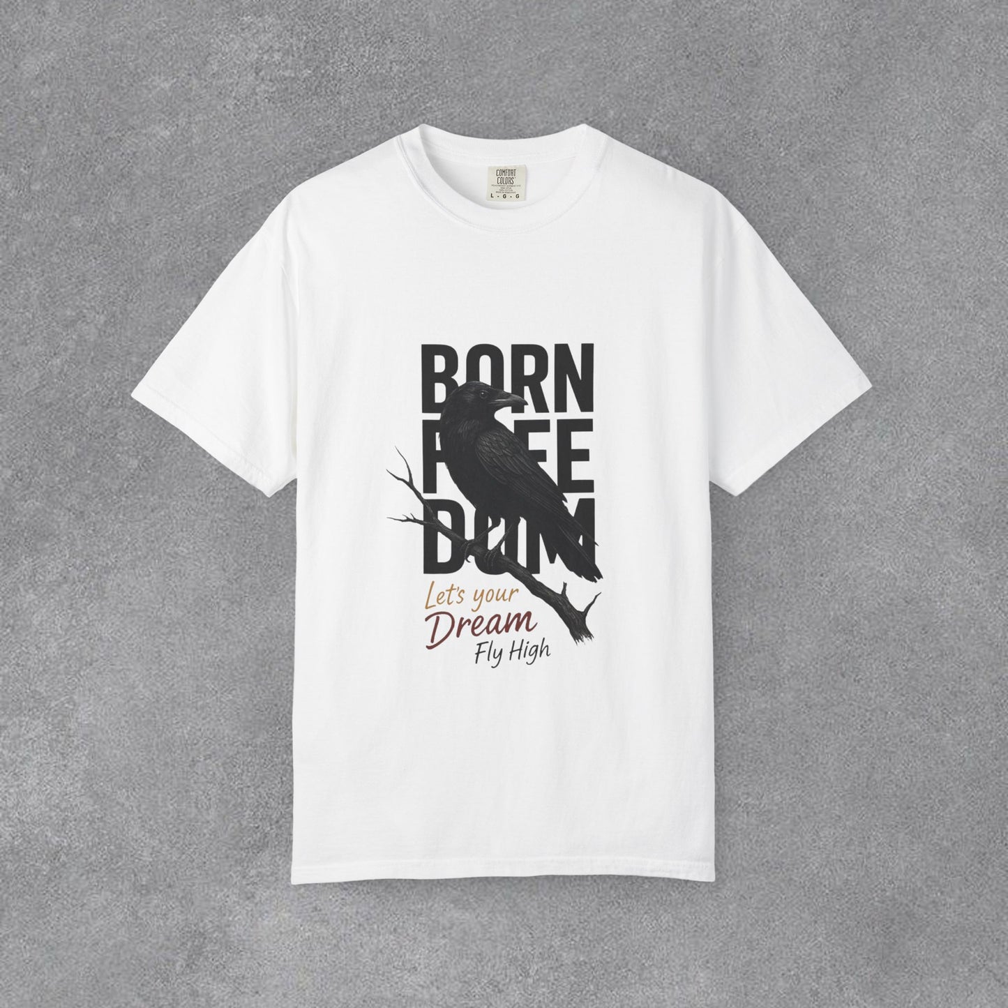 Copy of Born to Be Free Raven silhouette tee | Born to Be Free T-Shirt