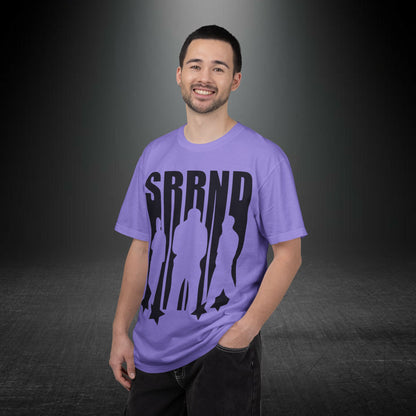 Copy of SRRND Silhouette Band Tee | Graphic T-Shirt with Blue Flame Back Design