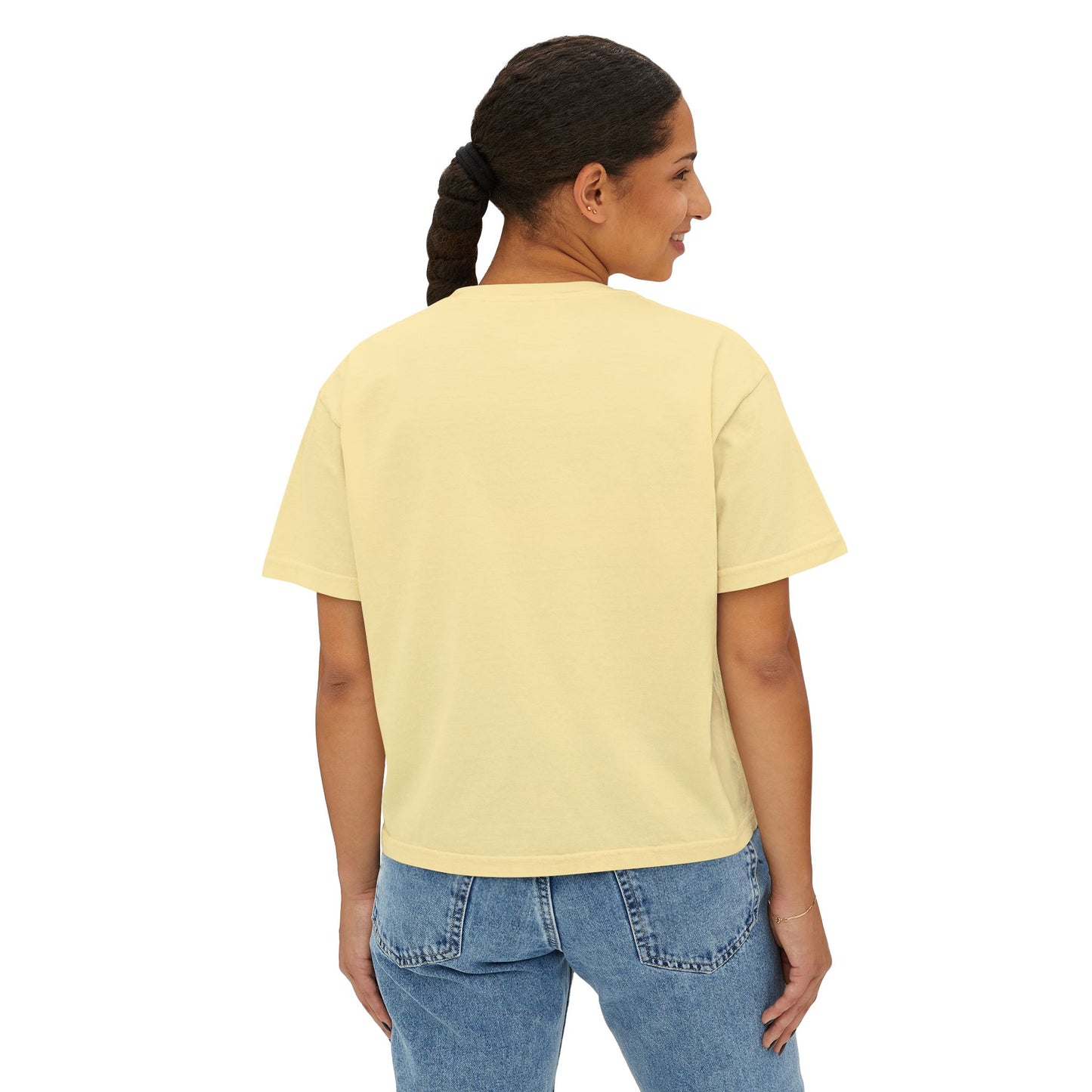 Copy of Desert Cactus Landscape Tee | Women's Boxy Tee