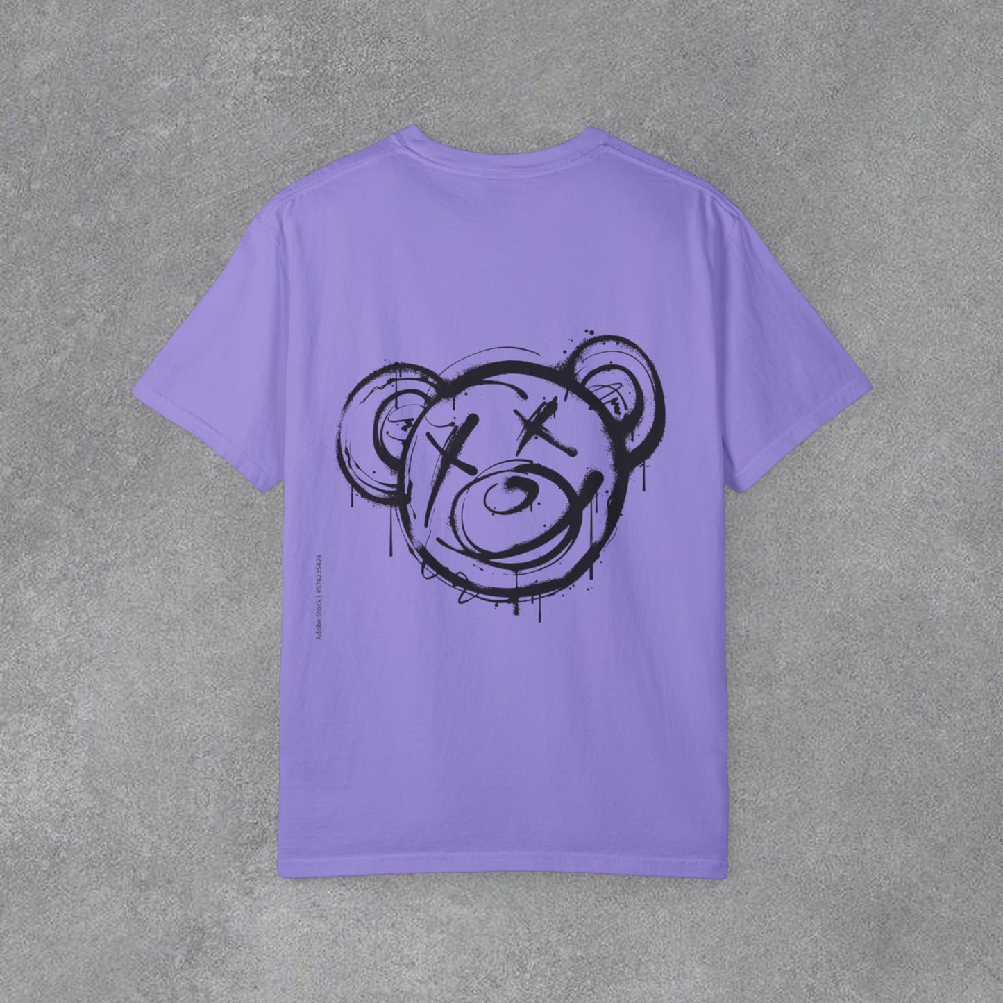 Copy of Head Up Hand Sign T-Shirt | Graffiti Bear Back Print, Streetwear Tee