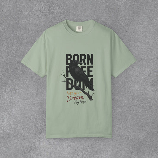 Copy of Born to Be Free Raven silhouette tee | Born to Be Free T-Shirt