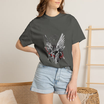 Copy of Copy of Skull with Wings T-Shirt | Gothic Skull Angel Graphic