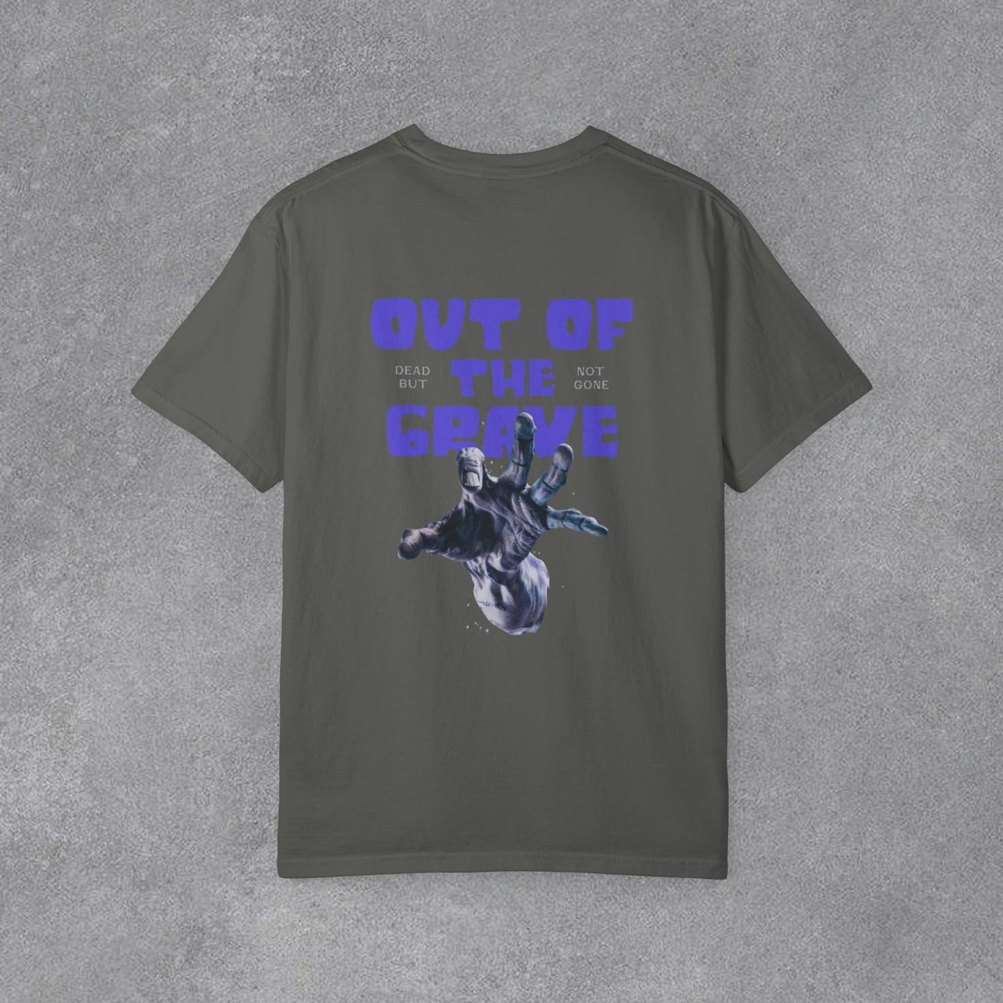 Copy of Out of the Grave zombie hand T-Shirt | band silhouette front