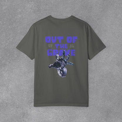 Copy of Out of the Grave zombie hand T-Shirt | band silhouette front