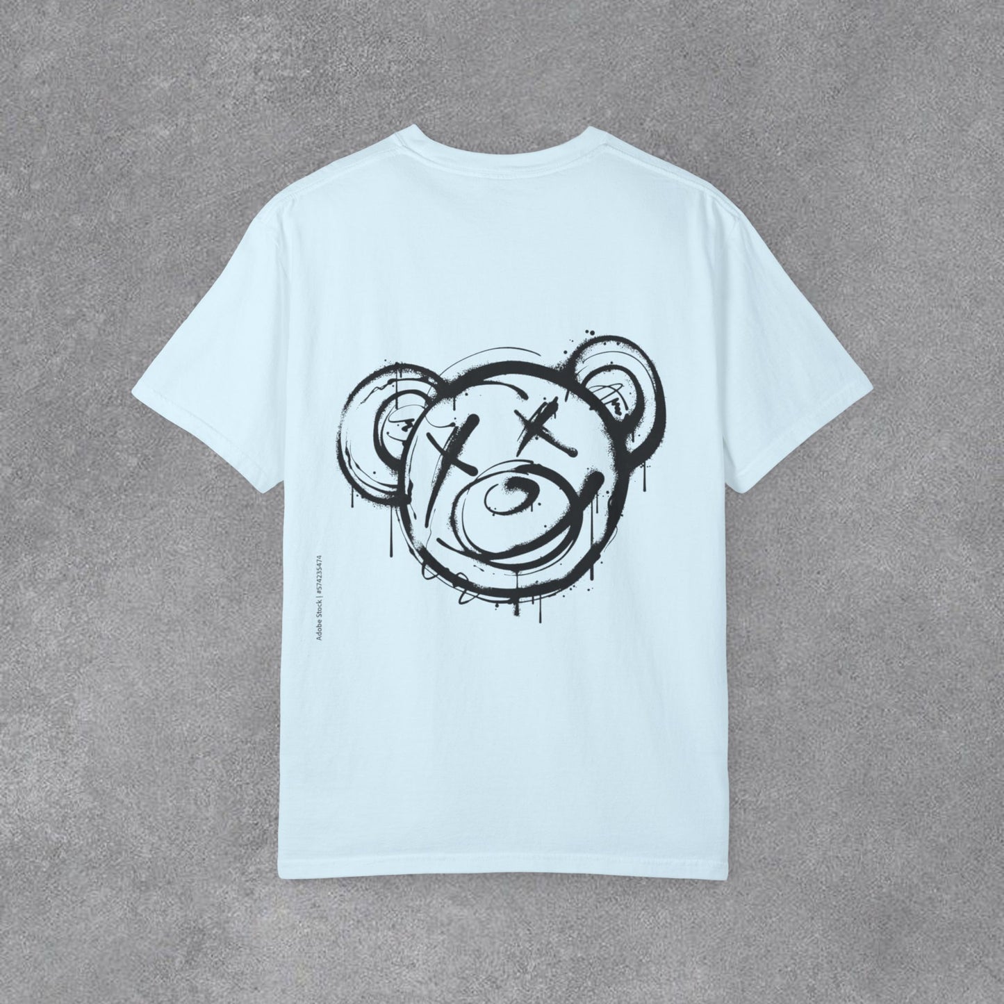 Copy of Head Up Hand Sign T-Shirt | Graffiti Bear Back Print, Streetwear Tee