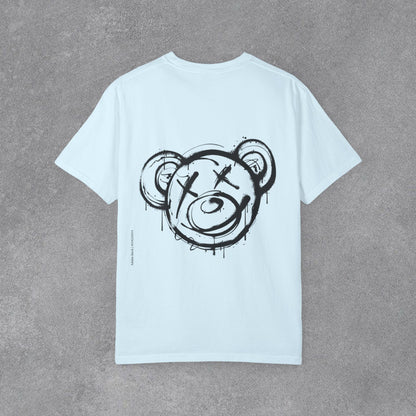 Copy of Head Up Hand Sign T-Shirt | Graffiti Bear Back Print, Streetwear Tee