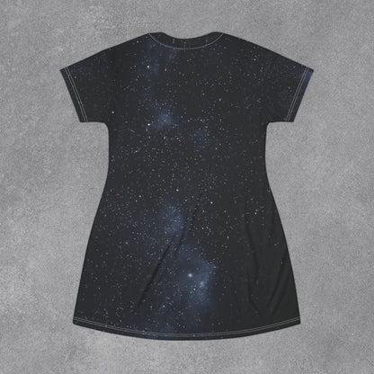 Copy of Galaxy Starfield T-Shirt Dress | Space Night Sky All-Over Print