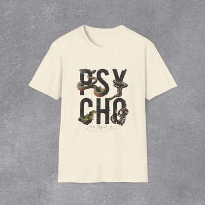 Copy of Psycho Snake Typography T-Shirt | Snake Lettering Tee