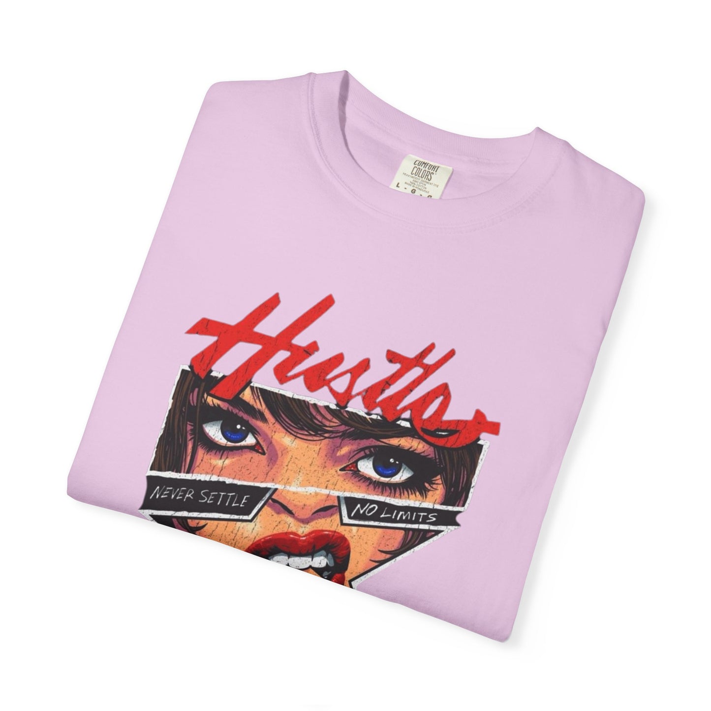 Copy of Lightning Face Graphic T-Shirt | Retro Pinup Eye Tee | Vintage Streetwear Shirt | Garment Dyed Cotton Tee | Unisex Graphic Shirt