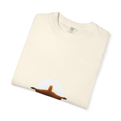 Copy of Rio Beach Scene T-Shirt | Christ the Redeemer Silhouette Tee