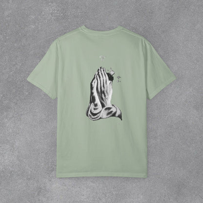 Copy of Praying Hands Graphic T-shirt | Graffiti Street Scene Tee