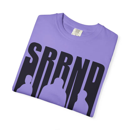 Copy of SRRND Silhouette Band Tee | Graphic T-Shirt with Blue Flame Back Design