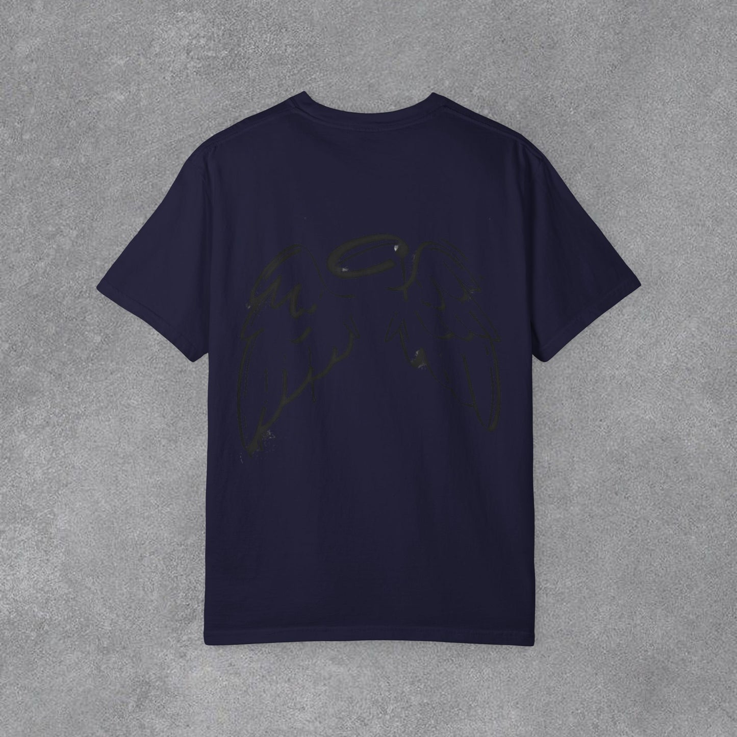 Copy of Angel Wings and Eyes T-Shirt | Graphic Tee with Angel Sketches