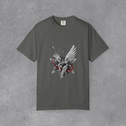 Copy of Copy of Skull with Wings T-Shirt | Gothic Skull Angel Graphic