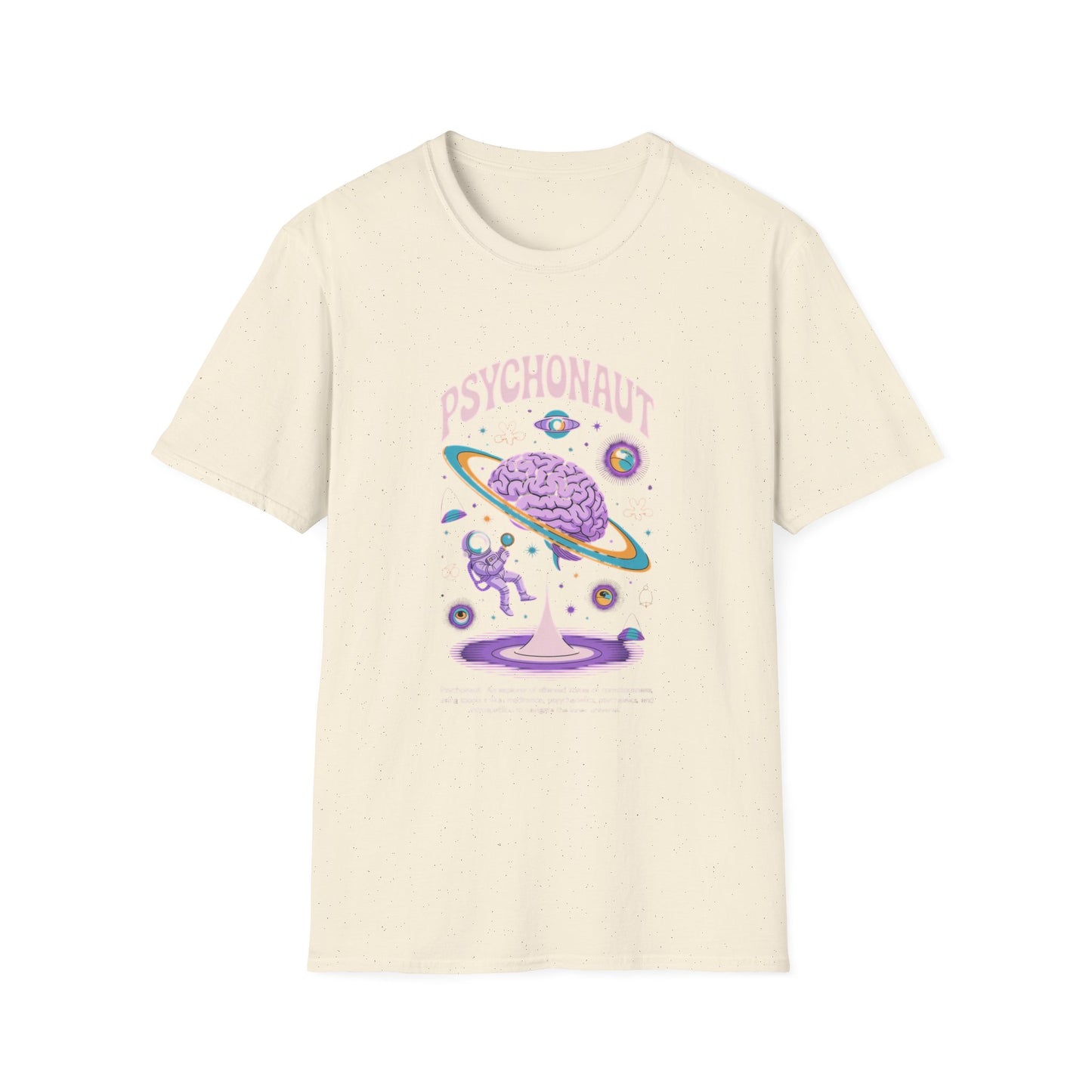Copy of Psychonaut Brain Planet T-Shirt | Psychedelic Space Graphic Tee | Cosmic Astronaut Retro Vintage Unisex Shirt