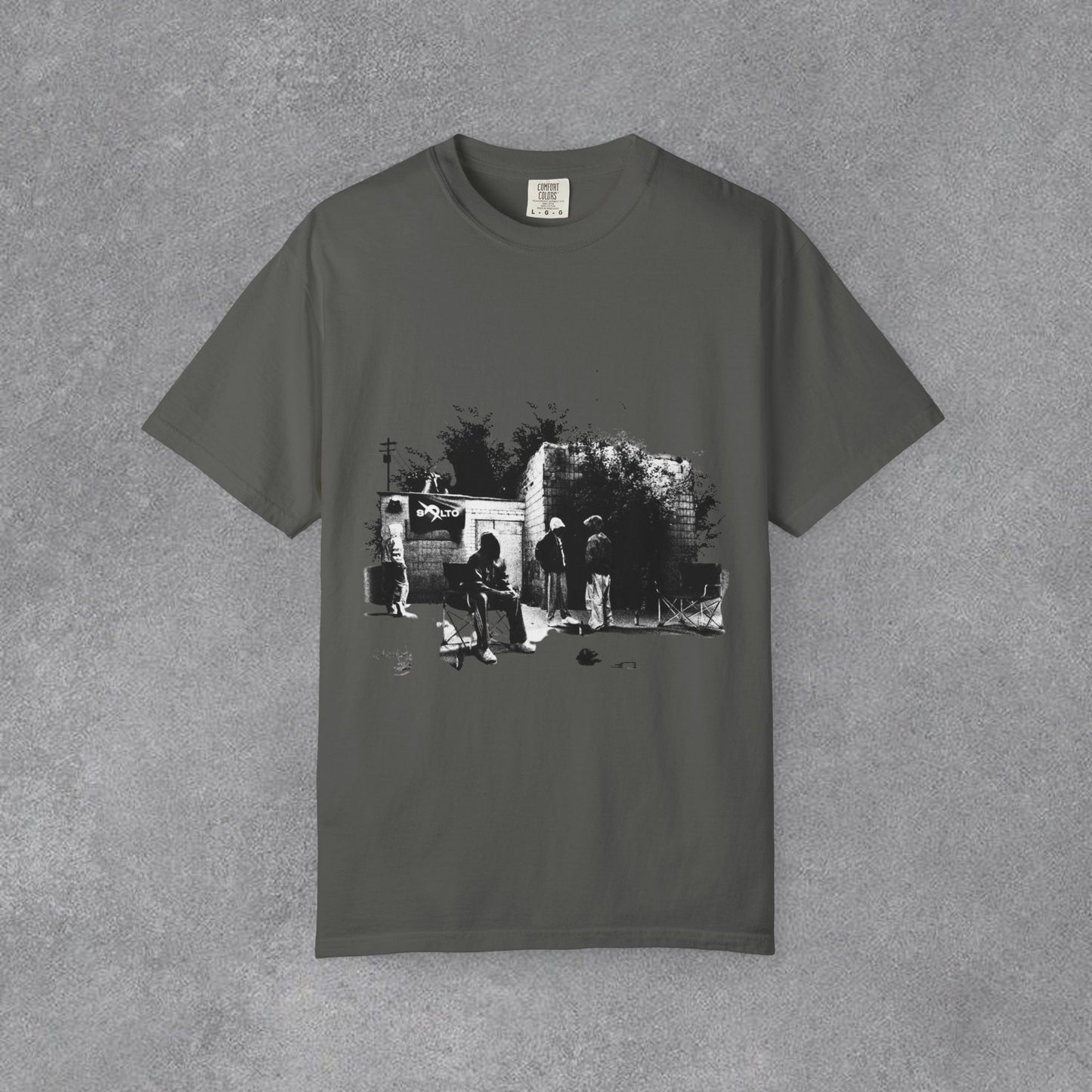 Copy of Praying Hands Graphic T-shirt | Graffiti Street Scene Tee