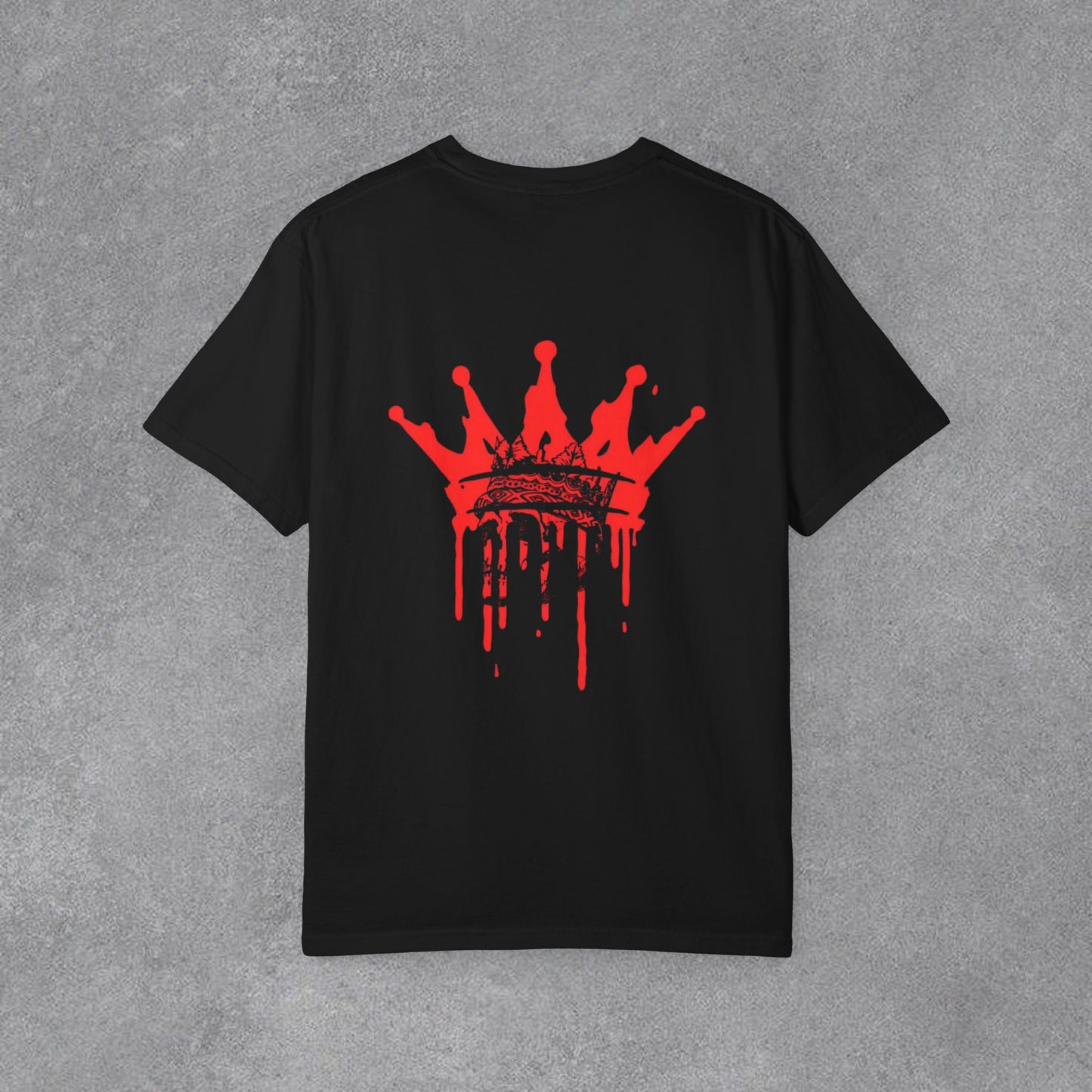 Copy of Justice Angel Illustration T-shirt | Dripping Crown Back Print