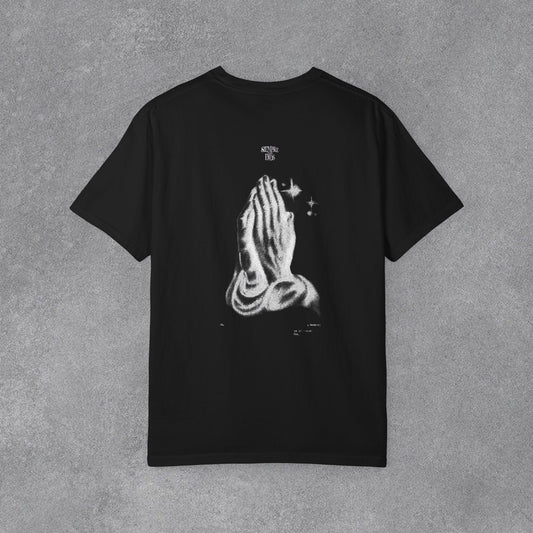 Copy of Praying Hands Graphic T-shirt | Graffiti Street Scene Tee