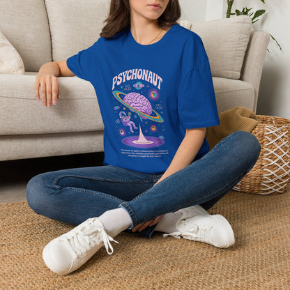 Copy of Psychonaut Brain Planet T-Shirt | Psychedelic Space Graphic Tee | Cosmic Astronaut Retro Vintage Unisex Shirt