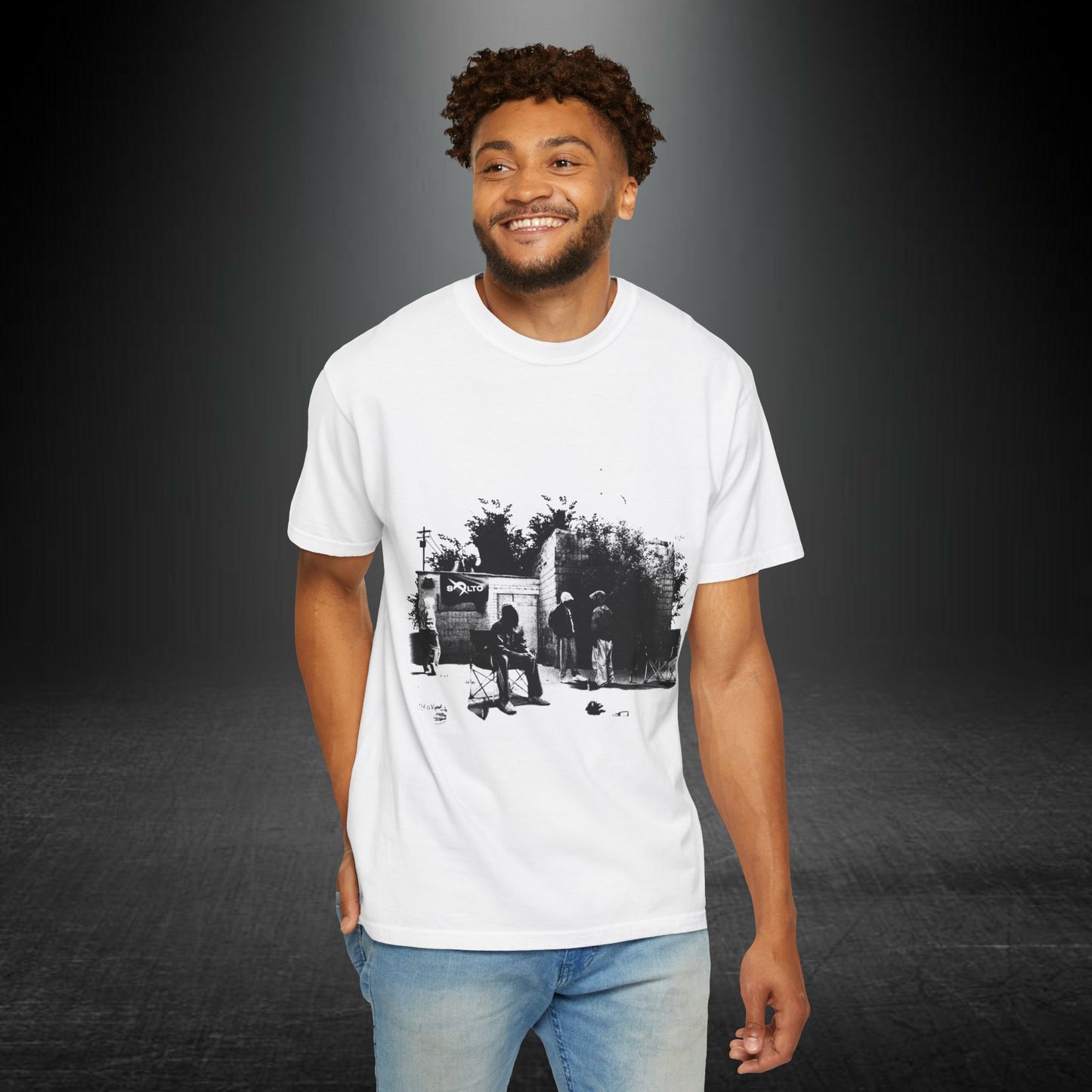 Copy of Praying Hands Graphic T-shirt | Graffiti Street Scene Tee