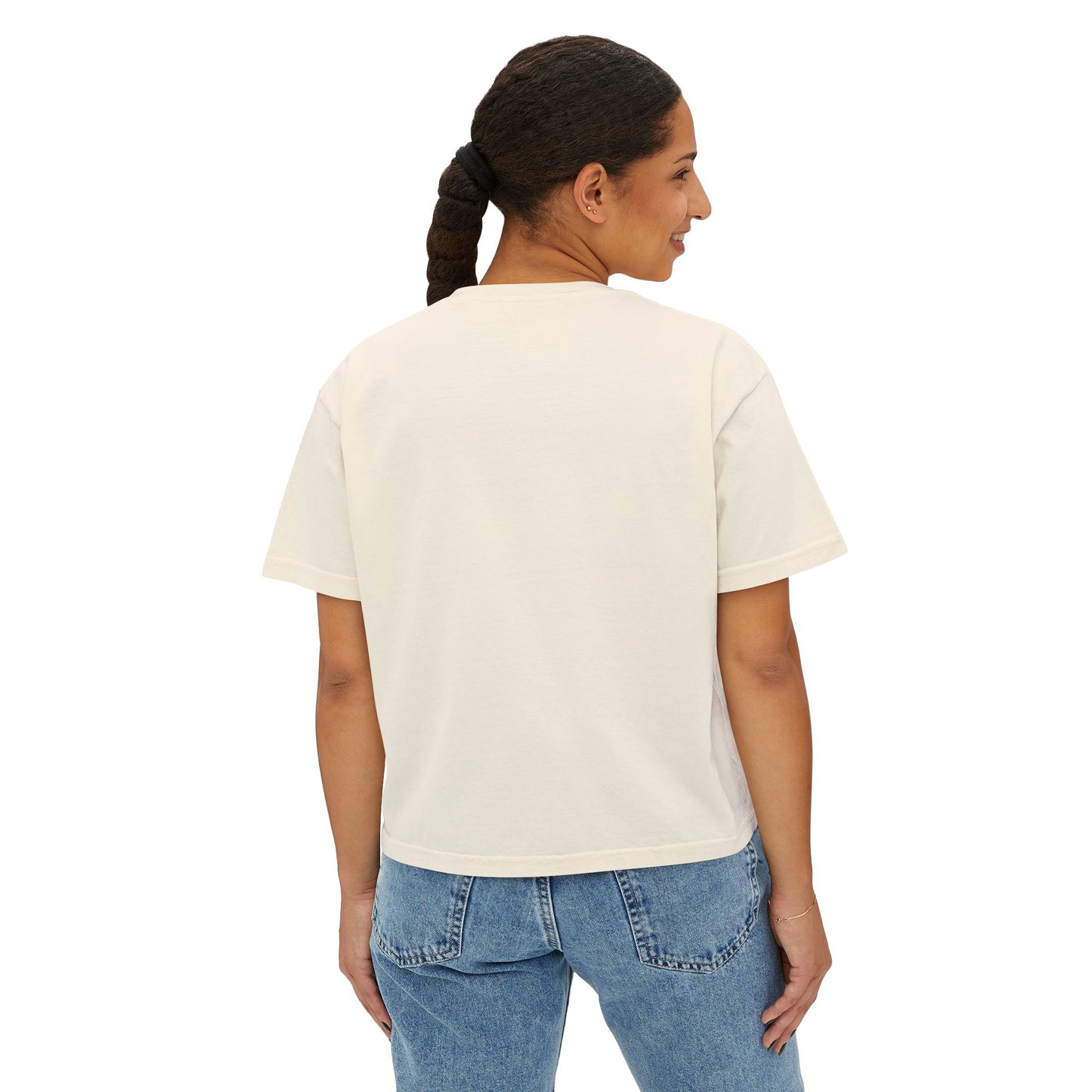Copy of Desert Cactus Landscape Tee | Women's Boxy Tee