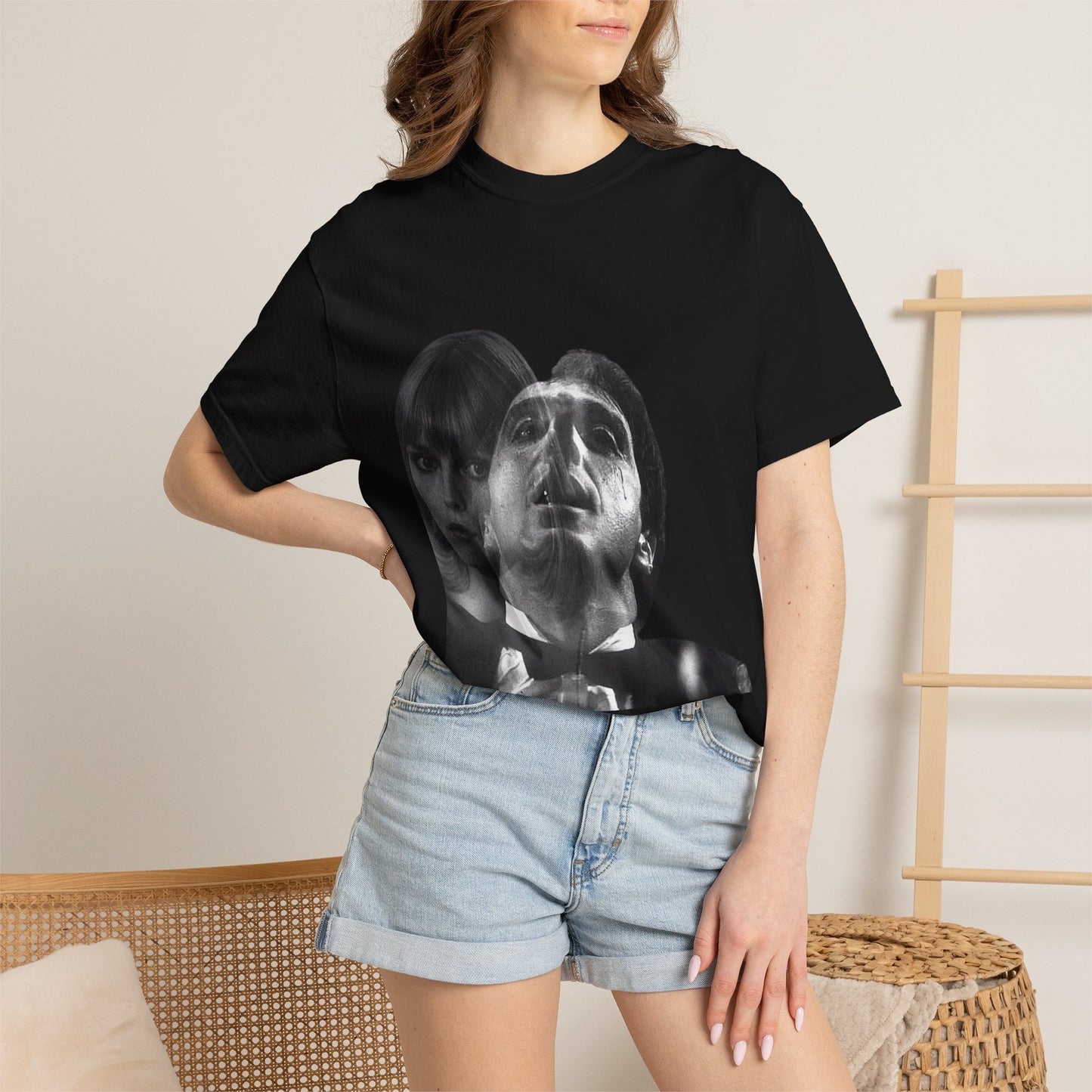 Copy of The World Is Yours smoke design T-Shirt | Scarface inspired movie portrait