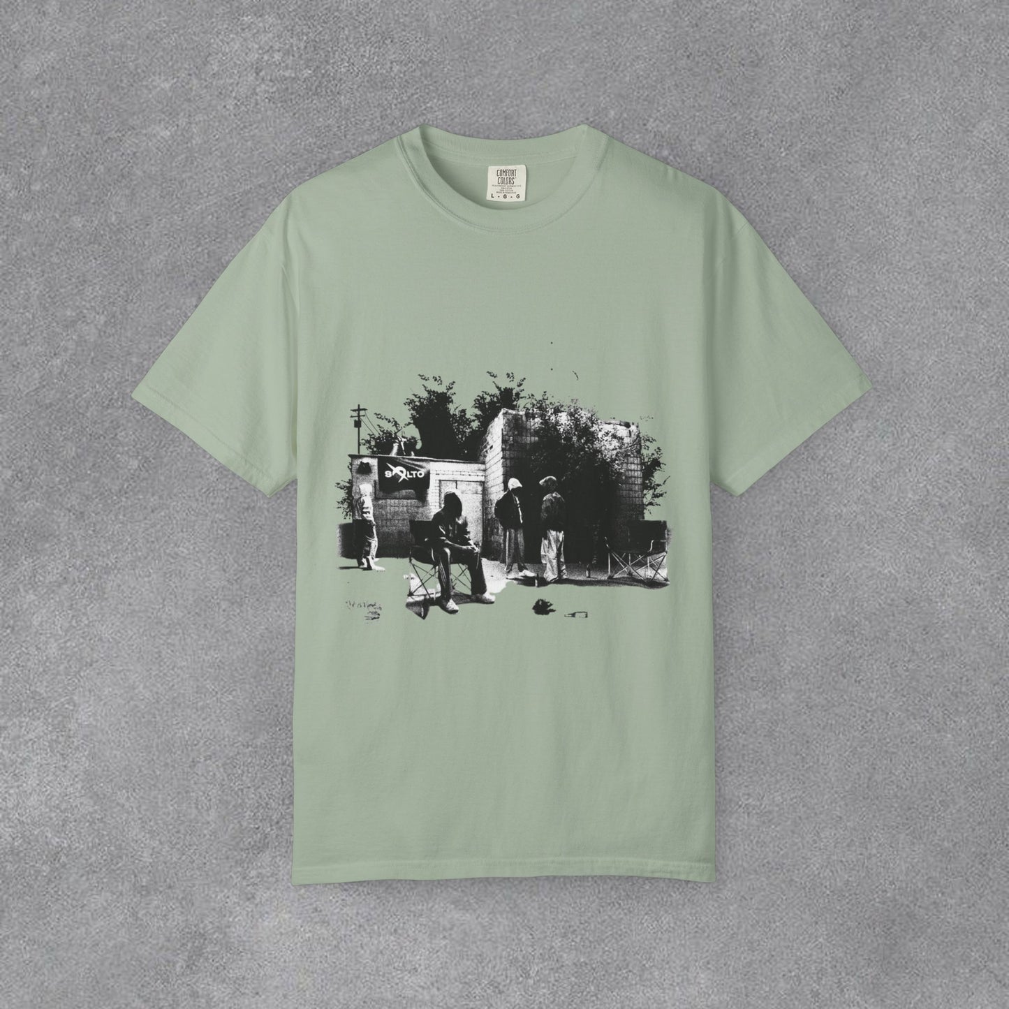 Copy of Praying Hands Graphic T-shirt | Graffiti Street Scene Tee