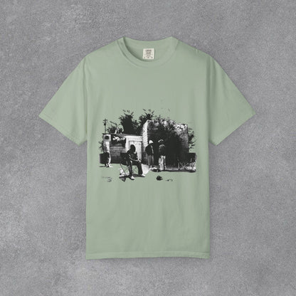 Copy of Praying Hands Graphic T-shirt | Graffiti Street Scene Tee