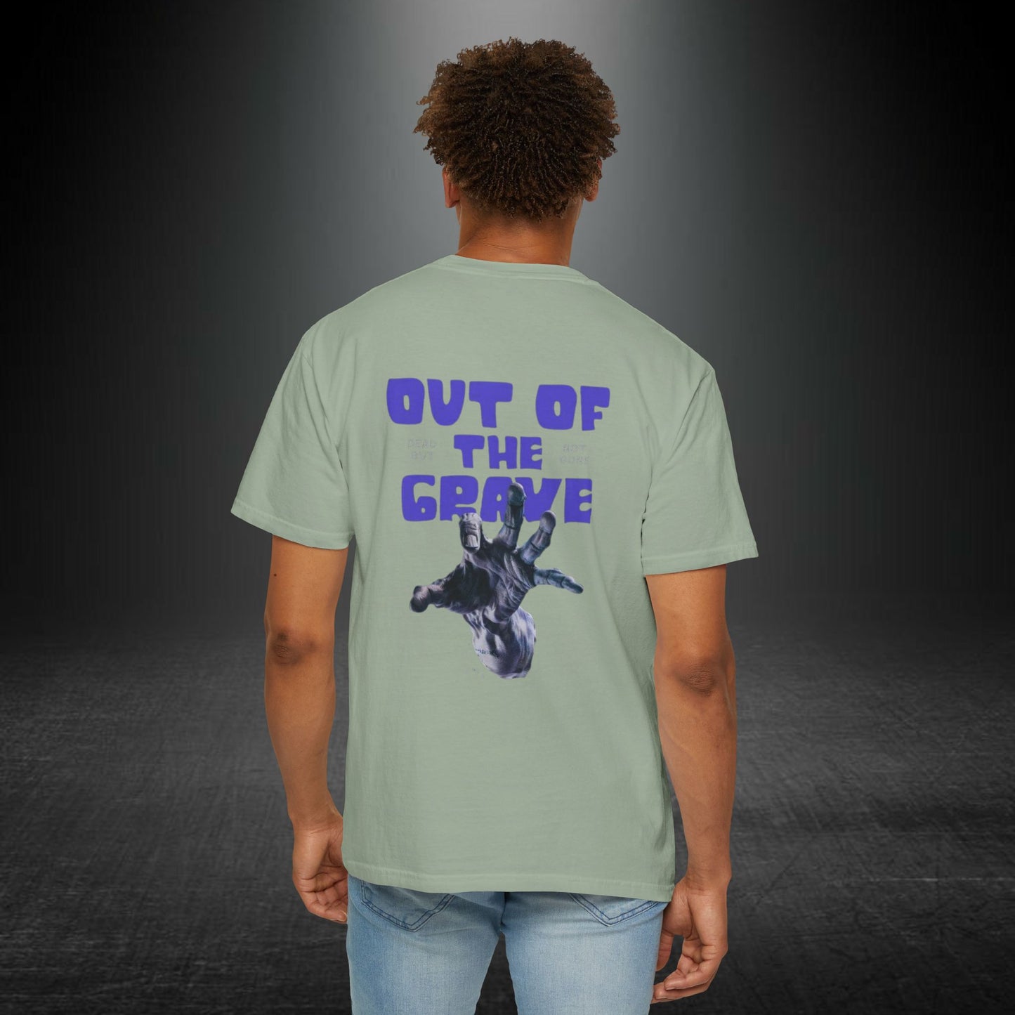 Copy of Out of the Grave zombie hand T-Shirt | band silhouette front