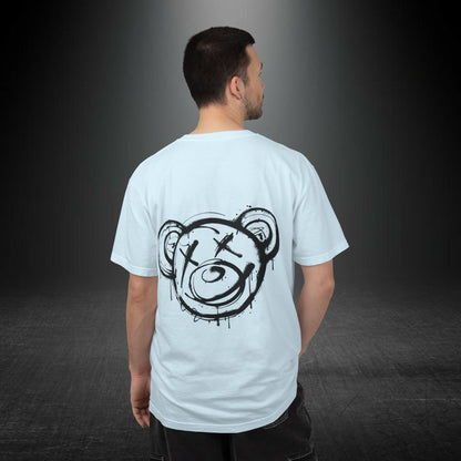 Copy of Head Up Hand Sign T-Shirt | Graffiti Bear Back Print, Streetwear Tee