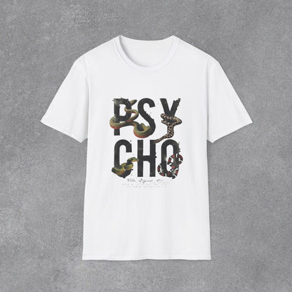 Copy of Psycho Snake Typography T-Shirt | Snake Lettering Tee